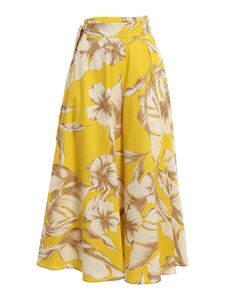 TWINSET - Floral wrap skirt