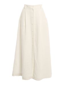 Parosh - Linen long skirt