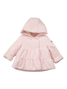 Il Gufo - Hodded puffer jacket in pink