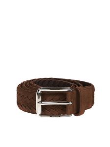 Tod's - Woven suede belt